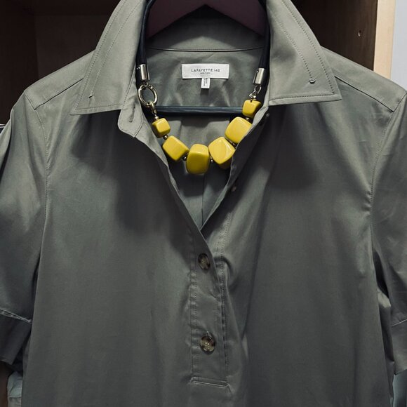 Lafayette 148 New York Dresses & Skirts - Lafayette 148 New York NWOT Knee-Length Grey/Taupe Dress SZ M